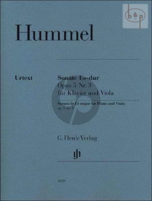 Sonata E-flat major Op.5 No.3 (edited by Ernst Herttrich)