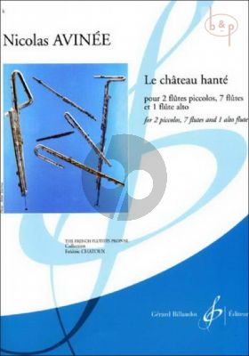 Le Chateau hante (2 Picc.- 7 Fl.-Alto Fl.) (Score/Parts)