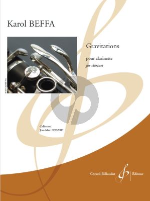 Beffa Gravitations for Clarinet Solo (adv.level grade 8 - 9)