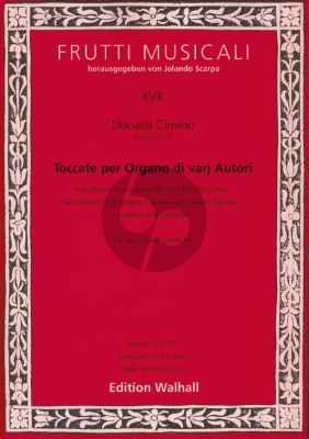 Toccate per Organo di varj Autori Vol.3 (with Ansalone-Boerio-Frescobaldi-Macque-Pasquini and Salvatore) (edited by Jolando Scarpa)