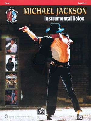 Michael Jackson Instrumental Solos for Flute Book with Cd (Level 2 - 3)