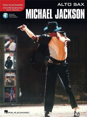 Michael Jackson Instrumental Solos for Alto Saxophone (Book with Audio online) (Level 2 - 3)