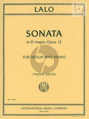 Sonata D-major Op.12