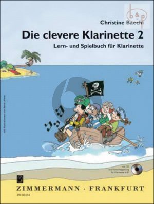 Die Clevere Klarinette Vol.2 (Lern- und Spielbuch) (with Piano Accomp. for Clar.[Bb])