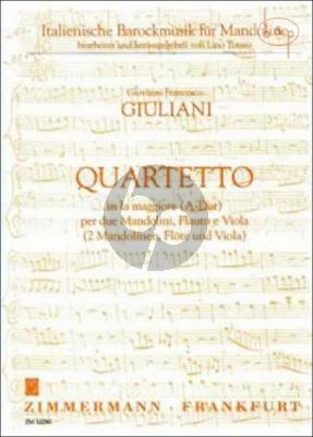 Quartetto A-major (2 Mandolins-Flute-Viola)