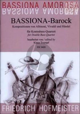 Bassiona Barock (4 Double Basses) (Score/Parts)