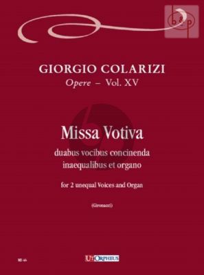 Missa Votiva for 2 Unequal Voices-Organ