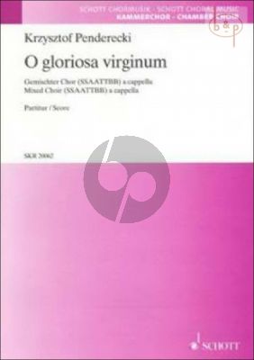 O Gloriosa Virginum