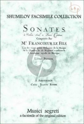 8 Sonates Livre 1 (Violin-Bc) (2 Scores)