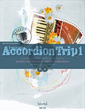 Schumeckers Accordeon Trip Vol.1 (39 Dances from Europe) 1 - 2 Accordeons Book with Audio Online