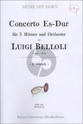 Concerto E-flat major (3 Horns-Orch.)