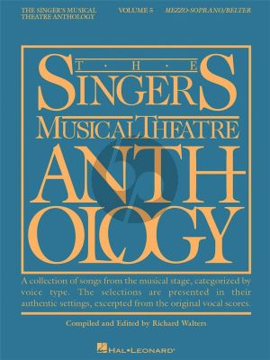 Singer's Musical Theatre Anthology Vol.5 Mezzo-Soprano/Belter (Book) (edited by Richard Walters)