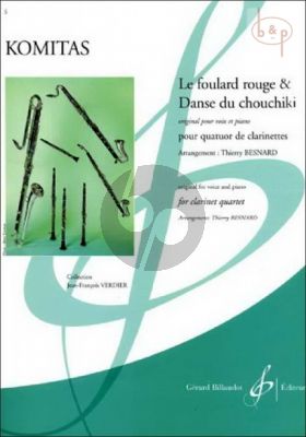 Le Foulard Rouge & Danse du Chouchiki (3 Clar.[Bb]-Bass Clar.) (orig.Voice-Piano) (Score/Parts)
