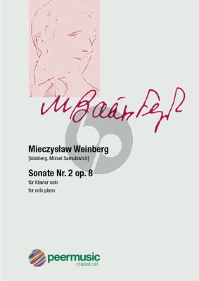 Weinberg Sonate No. 2 Op. 8 Klavier (1942)