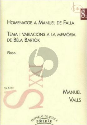 Homenatge a Manuel de Falla and Tema I Variacions a la Memoria de Bela Bartok