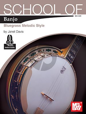 Davis School of Banjo (Bluegrass Melodic Style) (Book with Audio online)