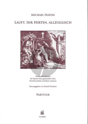 Lauft, ihr Hirten, allzugleich (germ./engl.) (Weihnachts-Kantate) (Sopr.solo-Mixed Chorus- String Orch.-Bc) (Score) (Rudolf Ewerhart)