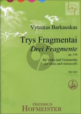 3 Fragmente Op.134 Viola-Violoncello