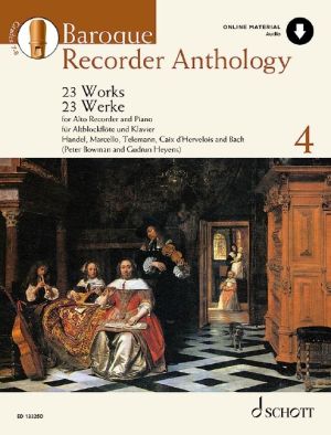 Baroque Recorder Anthology vol.4 Treble Recorder and Piano