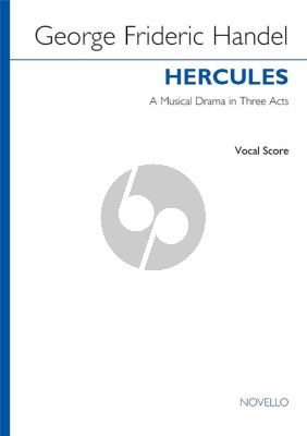 Handel Hercules Bass Voice, Mezzo-Soprano, Soprano, Tenor, Alto, SATB and Piano Vocal Score (A Musical Drama in 3 Acts) (edited by Peter Jones)