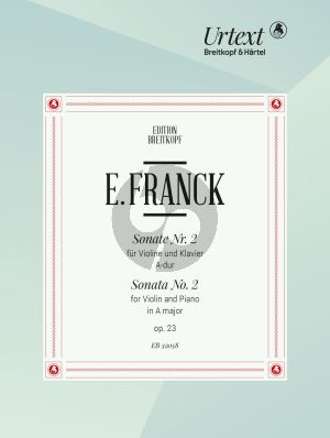 Franck Sonate No.2 A-dur Op.23 Violine-Klavier (Nick Pfefferkorn)