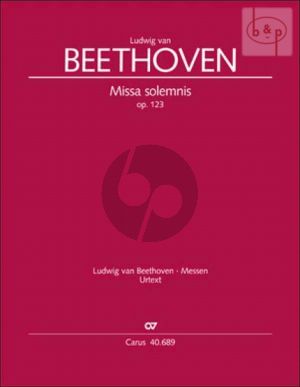 Missa Solemnis D-dur Op.123 (SATB soli-SATB- Orch.) (lat.)