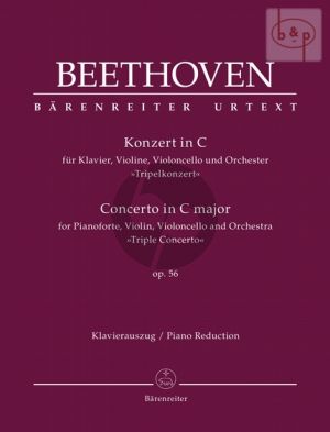 Concerto C-major Op.56 ("Triple Concerto") (Piano-Violin-Violonc.-Orch.)