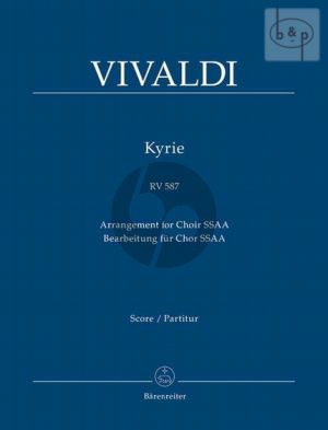 Kyrie RV 589 (SA soli-SSAA[Choir 1 - 2]-Orch.)