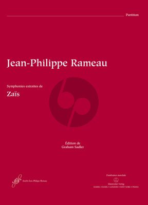 Rameau Zais RCT 60 Ballet Héroïque in a Prologue and Four Acts Symphonies Full Score (Edited by Graham Sadler)