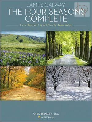 Vivaldi 4 Seasons (complete) Flute-Piano (edited by James Galway)