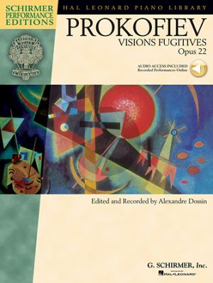 Prokofieff Visions Fugitives Op.22 for Piano Book with Audio Online (edited by Alexandre Dossin)