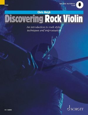 Haigh Discovering Rock Violin (An introduction to Rock Styles-Techniques and Improvisation) (Book with Audio online)