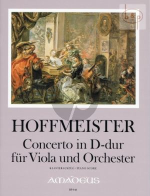 Hoffmeister Concerto D-major Viola-Orchestra Full Score (edited by Yvonne Morgan)