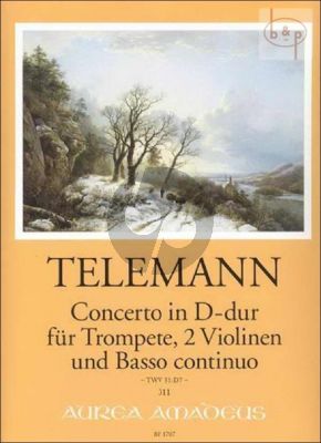 Concerto D-major TWV 51:D7 (Trump.[D]- 2 Vi.-Bc)