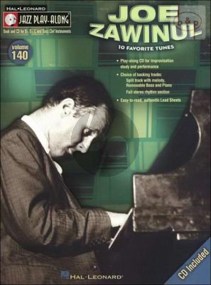 Zawinul Favorite Tunes for all C.-Bb.-Eb.and Bass Clef Instr.(Jazz Play-Along Series Vol.140)