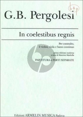In coelestibus regnis (Contralto- 2 Vi.-Va.-Bc)