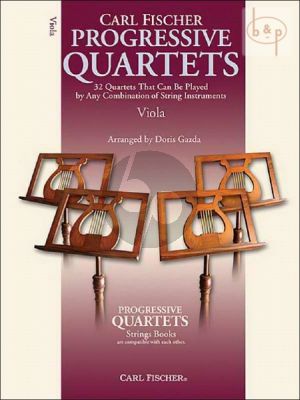 Progressive Quartets Viola (32 Quartets that can be played by any combination of stringinstruments)