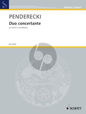 Penderecki Duo Concertante Violine und Kontrabass (2010)