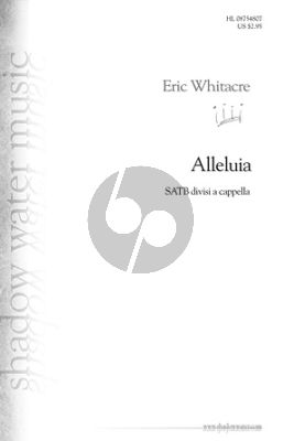 Whitacre Alleluia SATB a Cappella