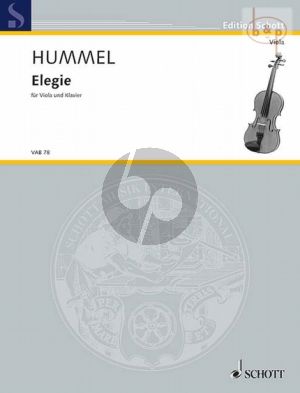 Elegie nach Op.103b for Viola and Piano