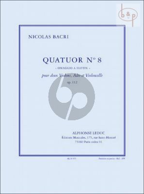 Quatuor No.8 Op.112 "Omaggio a Haydn"