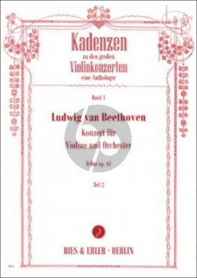 Cadenzas to Beethoven's Violinconcerto Op.61