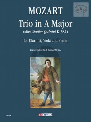 Trio A-major (after Stadler Quintet KV 581) (Clar.[A]-Viola-Piano)