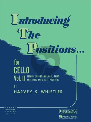 Whistler Introducing the Positions for Cello and Double Bass Vol.2 Second and Third Position