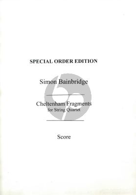 Bainbridge Cheltenham Fragments Stringquartet