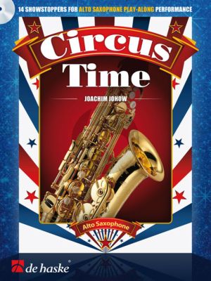 Johow Circus Time for Alto Saxophone (Bk-Cd) (very easy to easy level)