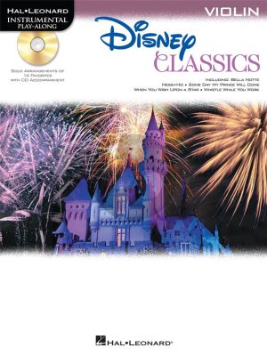 Disney Classics Instrumental Play-Along for Violin Book with Cd