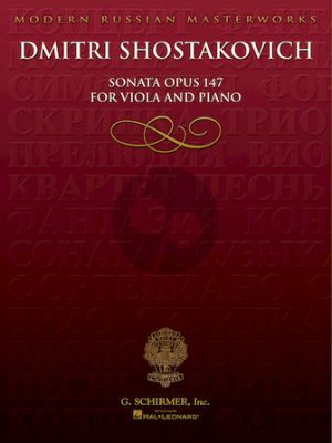 Shostakovich Sonata op.147 for Viola and Piano
