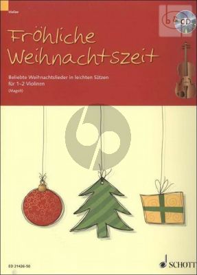Frohliche Weihnachtszeit (1 - 2 Violins) (Bk-Cd)