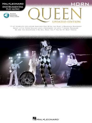 Queen 17 Songs Instrumental Play-Along for Horn (updated edition) (Book with Audio online)